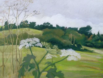 Wrzesień (pastel na papierze)